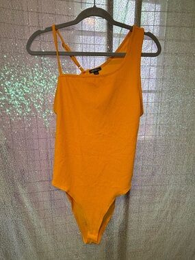 Women's Open Back Bodysuit - Wild
Fable™ Mango Orange L